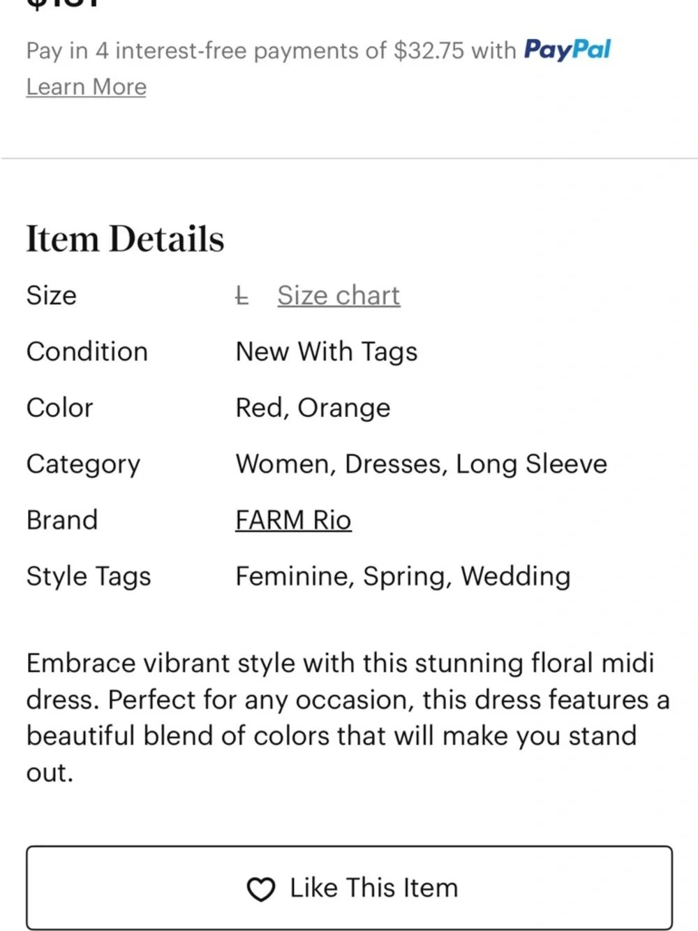 NWT Farm Rio Long-Sleeve Mock-Neck Mesh Slim Midi Dress NWT Large - Picture 13 of 13